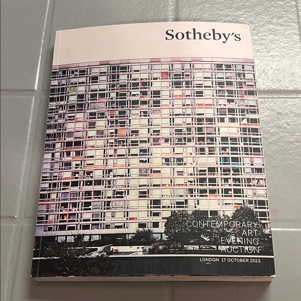 🔥Sotheby's Contemporary Art Auction Catalog Collectors 2013 art book